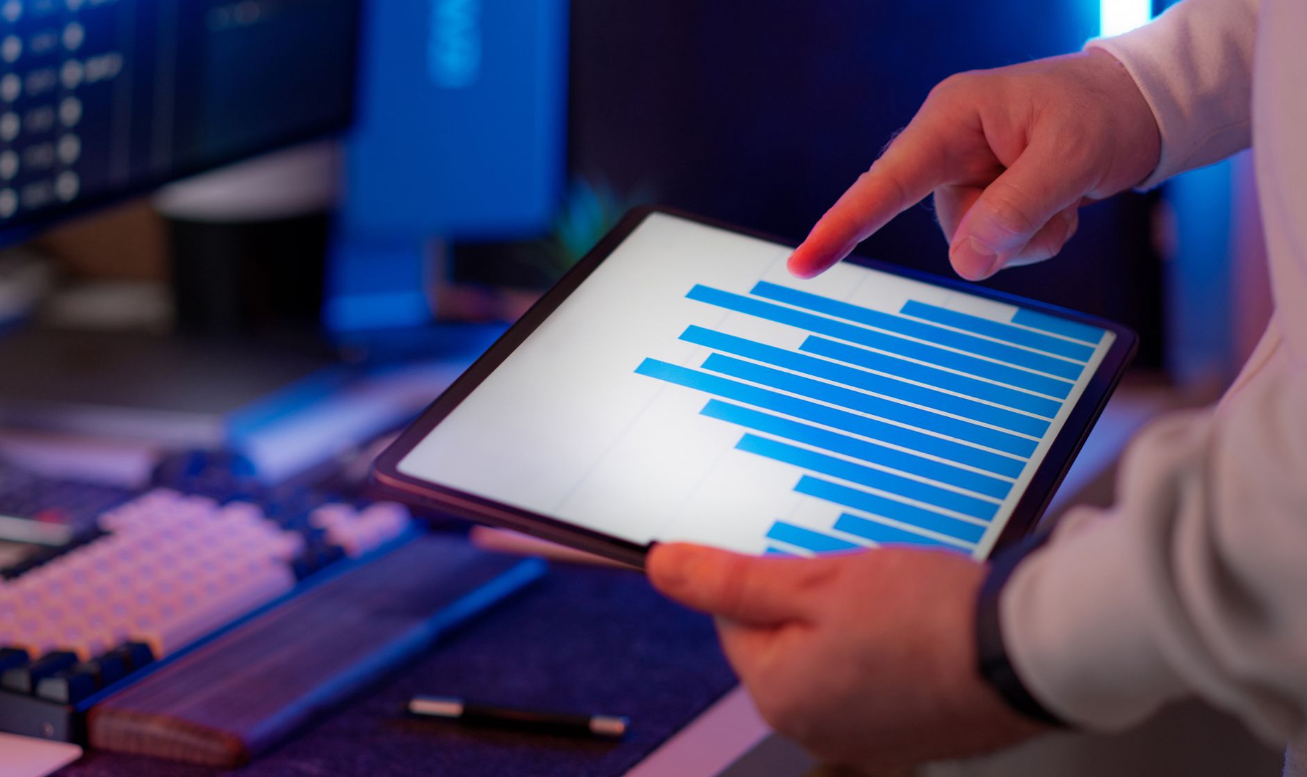 Business owner reviewing an AI agent audit trail dashboard with action logs and approvals